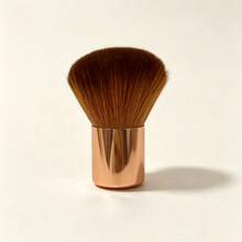 Multicolor Short Handle Kabuki Makeup Brush Soft Fiber Bristle Powder Blush Cosmetic Brush - Multicolor - View 8