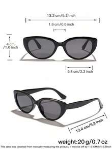 1set 3pcs Unisex 3-8Y Kids, Heart & Cat Eye & Rectangle Frame, PC Material, Cute Retro Fashion Glasses, For Party & Daily Wear With Glasses Box - Multicolor - View 8