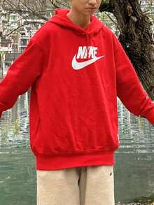 Nike 2026 春季女款連帽套頭印花運動衫 BV4127-632 - BV4127-632 - 查看 5