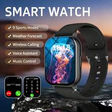 1.83 Inch Unisex Casual Sports Square Smart Watch, Supports Calls, Message Notifications, Step Counting, Multiple Sports Modes, Music Remote Control And Customizable Watch Faces - View 14