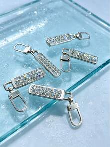 Rhinestone Zipper Pull Repair Kit Suitable For Jackets & Backpacks - Multi-Color Rhinestone Zipper Heads, Application, Instant For Clothing, Jackets, Bags, Zipper Decoration For DIY Sewing - Multicolor - View 13