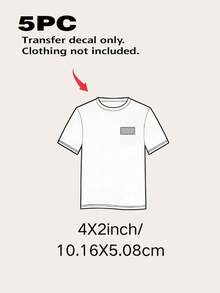 Personalized DTF Heat Transfer Stickers, Custom DIY Iron-On Decals For T-Shirts, Custom Iron-On Transfers, Back-To-School Season - Multicolor Transfer Film - View 31