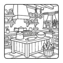 1 Adult Coloring Book Comfortable Life Coloring Book, 24 Beautiful Daily Scenes, Simple Thick Line Outline Coloring Book, Perfect Gift For Adults And Teens - Multiple Styles - View 7