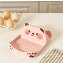 1 cái giá đỡ nắp nồi nhựa hình gấu dễ thương, giá đỡ xẻng nấu ăn để bàn, kệ lưu trữ nhà bếp đa năng cho nắp nồi, xẻng và thớt, đồ trang trí bàn bếp cho nấu ăn tại nhà - Nhiều màu - Xem 8