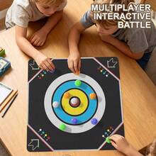 Curling Board Game Pinball Board Game, 28cm Tabletop Pinball Toy, Multiplayer Interactive Battle Game, Indoor Board Game Gift For Children's Family Parties, Suitable For Boys And Girls Over 3 Years Old - Multicolor - View 4