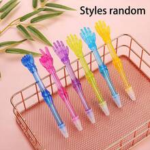 1/4, 12pcs, Finger Joint Signature Pen, Skeleton Hand Shaped Neutral Pen, Black Ink, Suitable For Teachers, Office, School Supplies, Halloween Gift, Random Style (One Size = Random 1pc) - Multiple Styles - View 9