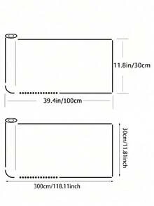 1 Roll Cabinet Liner, Moisture-Proof Heat-Resistant Non-Slip Drawer And Tabletop Mat, Waterproof Oil-Proof Dust-Proof, Suitable For Cabinets Drawers Refrigerator, Easy To Clean, Kitchen Countertop Furniture Storage Mat - Multicolor - View 4