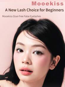 Mooekiss Glue-Free Segmented False Eyelashes, Messy Slouchy 3-Step Realistic Exquisite Versatile - Natural and Long - View 2