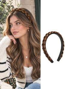 Women's Braided Headband – Stylish 3-Strand, Twist, And Fishtail Braid Styles; A Fashionable Accessory For Daily Wear, Parties, And Festive Looks. - Multicolor - View 8
