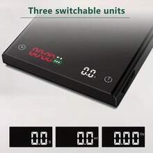 [Holiday Best Seller] Suitable For Espresso Machine Or Pour Over Coffee. 2kg Large Capacity Kitchen Scale, High Definition Digital Display. With Non-Slip Base. Kitchen Essential. Rechargeable. - Multicolor - View 4