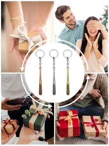 1pc Mini Baseball Alloy Keychain, Car Keychain, Keychain Accessory, Birthday Festival Party Event Souvenir, Friend Gift - Multicolor - View 10