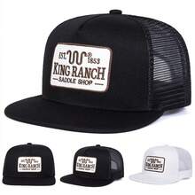 1pc Men's KING RANCH Letter Embroidered Baseball Cap, Fashion Hip-Hop Hat, Outdoor Adjustable Casual Cap, Spring/Autumn Travel Beach Vacation - Multicolor - View 11
