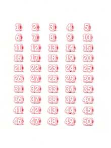 Numbered Pencil Toppers, Reusable Pencil Labels, Pencil Tracking Markers For Classroom Organization And Supply Tracking, School Classroom Homeschool Supplies For Teachers Students, Back To School, Teacher Appreciation Day Gift - Multiple Styles - View 10