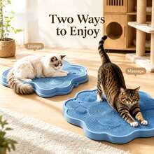 Sisir Pijat Kucing dan Papan Penggaruk, Sikat Kucing Multifungsi yang Dipasang di Dinding, untuk Meredakan Gatal, Mengurangi Kerontokan Bulu, dan Relaksasi, Desain Perawatan Diri Hemat Ruang, Cocok untuk Ruang Hewan Peliharaan di Rumah dan Kamar Mandi, Pilihan Sempurna untuk Hadiah Liburan, Natal, dan Penggunaan Sehari-hari - 1 buah - View 2