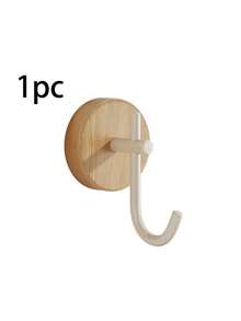 Wood Base Kitchen Wall Hooks, Clear And Organize Cooking Supplies, Used For Hanging Kitchen Towels, Heat-Resistant, Pot Holders And Cooking Utensils. No-Drill Mounting,Ideal For Kitchen Backsplash, Bringing Neat Storage To Your Cooking Space. - Multicolor - View 12