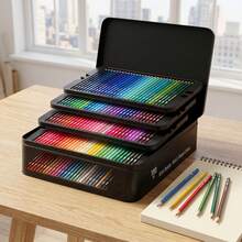 72/180‑Count Professional Oil‑Based Colored Pencils Set,High Saturation Smooth Blending Art Pencils - Colored Pencils - View 2