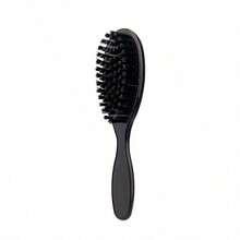 Men's Wavy Medium Stiff Bristle Brush With ABS Handle - Scalp Massage Comb Suitable For All Hair Types, Normal Hair - Multicolor - View 10