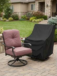 2pcs Outdoor Chair Covers, Waterproof Outdoor Furniture Covers, Heavy Duty Wicker Swivel Chair Covers Suitable For Garden Lawn - Chair Cover - View 5