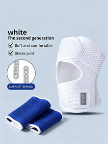 Pressure Elastic Knee Pads (Slip-On Design), Made Of Breathable Polyester And Spandex Material, Suitable For Various Outdoor Activities And Fitness Training; Durable, Fashionable And Snug Fit, Unisex, Ideal Sports Protection Equipment - Multicolor - View 8