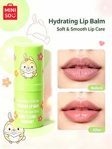 MINISO Disney Mini Moisturizing Lip Balm 3.2g, Melembapkan Tahan Lama untuk Bibir Kering dan Pecah-pecah, Menghaluskan Garis Bibir, Ukuran Saku Portabel, Primer Bibir Harian & Pendamping Makeup, Perawatan Bibir Esensial Musim Gugur/Dingin, Unisex, Semua Jenis Kulit. - Fruity - View 1