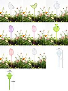 1/2pcs Automatic Watering Cactus Shaped Watering Spikes, Slow Drip Narrow Mouth Cactus Watering Balls, Automatic Watering System, PVC Material, Narrow Mouth Design Extends Watering Time, Suitable For Indoor And Outdoor Plants, Essential For Potted Plants - Multiple Styles - View 10