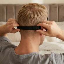 Unisex 3D Contoured Sleep Mask, Comfortable Light Blocking, Perfect Fit For Eye Contour. Suitable For Sleep, Travel, Napping, Meditation, Eyelash Extensions And More - Adjustable - View 3