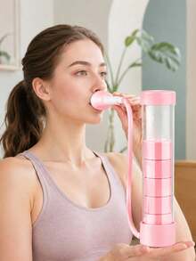 2/1pc Portable Breathing Dumbbell (Facial & Abdominal Muscle Training, Adjustable Resistance) - Diaphragmatic Breathing Trainer, Lung Capacity Exerciser, Suitable For Core, Abdominal & Pelvic Floor Muscle Workout, Helps You Shape A Slim Face - Multicolor - View 12