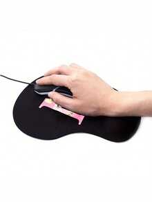 Ergonomic Wrist Rest Mouse Pad, A-Z Letter Pattern Design, Ergonomic EVA Wrist Pad, Non-Slip Memory Foam Mouse Pad, Comfortable Mouse Pad With Smooth Wrist Rest, Comfortable Skin-Friendly Desktop Support, Desktop Protection Pad, Suitable For Gaming, Office, Non-Slip, Suitable For Office Computer, Laptop And Home Use, Graduation Season Souvenir, Perfect Mother's Day Gift, Back To School Essential, Dorm And Home Essential - Multicolor - View 6