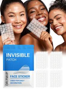 720pcs Invisible Concealment Patches, Comfortable Breathable Lightweight Portable, Super Strong Adhesion, Used For Covering Care, 36/180/360/1080/1440pcs - Transparent - View 1