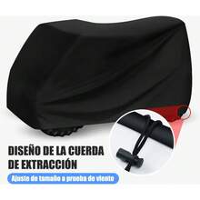 Funda Impermeable para Cuatrimoto ATV, Cubierta Protectora Gruesa para Moto Todoterreno, Protector contra Agua, Polvo y Suciedad, Ideal para Exterior, Garaje y Estacionamiento - A - Ver 10