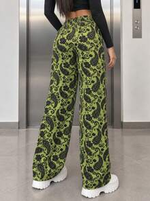 Women Pants - Green - View 3