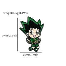 سلسلة مفاتيح رخصة الصياد من أنمي "Hunter X Hunter"، قلادة معدنية Gon Freecss HxH، إكسسوار تنكري، هدية لمحبي الأنمي - متعدد الألوان - مشاهدة 18