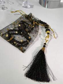 Ring Electronic Counter Tassel Pendant Set, Portable Manual Tally Counter - Multicolor - View 14