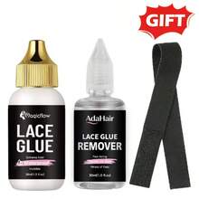 Magicflow 3PCS Waterproof Lace Wig Glue Install Kit - Strong Hold, Invisible Glue, Fast Dissolving Glue Remover & Non-Slip Grip Hair Band, No Scalp Injury, No Residue Hair Adhesive For Women Or Man - 3PCS - View 2