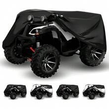 Funda Impermeable para Cuatrimoto ATV, Cubierta Protectora Gruesa para Moto Todoterreno, Protector contra Agua, Polvo y Suciedad, Ideal para Exterior, Garaje y Estacionamiento - A - Ver 1