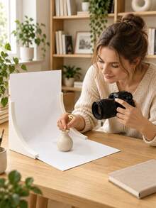 Desktop Mini Background Stand, Photo Backdrop Clip, Suitable For Product Photography And Craft Studio Use, Small Photo Background Stand, Perfect For Shooting Small Objects And Handmade Crafts, Surprise Gift For Photography Enthusiasts - Multiple Styles - View 4