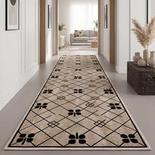 Washable Scandinavian Rugs – Nordic Designs For Modern Homes - Perfect For Living Room, Bedroom, Hallway, Kitchen - Indoor And Outdor Carpet | Non-Slip Backing - Rust Brown - View 3