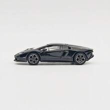 Burago 1:64 比例 Lamborghini Countach LPI 800-4-Black 合金模型車；包含展示盒與底座；創意收藏品、展示品或禮物；適合 14 歲以上 - Countach LPI 800-4-黑色 - 查看 6