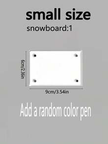 1pc Transparent Acrylic Magnetic Message Board, Weekly Planner/To-Do List Erasable Magnetic Fridge Magnet, Suitable For Home And Office Users (Includes 1 Whiteboard Marker) - Clipboard - View 11