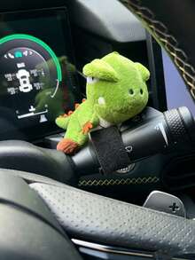 Dekorasi Dashboard Mobil, Figur Kartun Dinosaurus untuk Layar Tampilan Mobil dan Layar Komputer Konsol Tengah - A - View 3