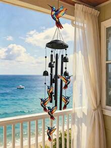 Hanging Outdoor Garden Yard Decorative Wind Chime, Suitable For Garden, Patio, Yard Home Decor And Housewarming Gift - Colorful - View 1