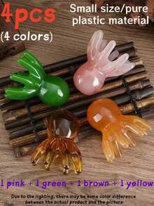 5/3/1pc Small Scalp Massage Comb, Portable SPA Massage Comb, Exquisite Octopus Gua Sha Tool, Multi-Functional Mini Massager, Suitable For Head, Neck, Back, Legs, Effectively Relieve Fatigue And Relax. Exquisite Small Gift (Small Size, Plastic Material) - Multicolor - View 16