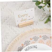 10/20pcs Wooden Wedding Party Table Card Holder, Number Holder, Photo Holder, Acrylic Sign Holder, Suitable For Ceremonies, Birthday Parties, Home Decor - Multicolor - View 11