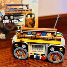 550/580+ Pcs, Balok Bangunan Model Peralatan Rumah Tangga Klasik, Dekorasi Rumah Bergaya Lama, Perakitan Partikel Kecil ABS untuk Meredakan Stres, Termasuk TV, Mesin Cuci, Kulkas, Radio, dan Dekorasi Balok Bangunan Lainnya, Cocok untuk Koleksi dan Hadiah, Berbagai Hadiah Liburan - MultiWarna - View 2