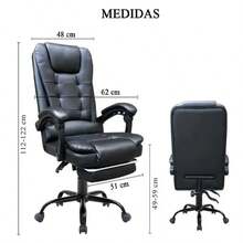 Office Chair - Black - View 9