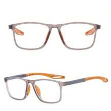 New Fashion Designer Unisex Glasses, Comfortable Anti-Slip Ultra-Light Decorative Eyewear - Multicolor - View 3