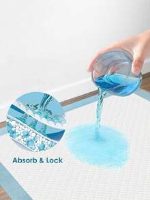 Pet Urine Pads/Diapers - Blue and White - View 5