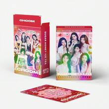60pcs Heart-Shaped Holographic Cards BABA YMONSTER Album CHKP OP Merchandise LOMO Photocards Btskpop, Kpop, St Raykids, Katseye, Btss Kpop, B T21, Santos Bravos, Katseye, Photocards, Katseye, Foto Card, Santos Bravos - Card - View 2
