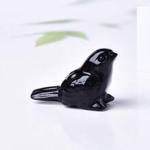CUPIDCRYSTAL Natural Crystal Carved Bird With Eyes, Cute Crystal Carved Ornament, Perfect Valentine's Day Gift Choice, Halloween Gift, Crystal And Stone - Eye Bird - View 12
