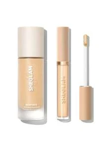 SHEGLAM [2Pcs] Skinfinite Hydrating Foundation & Like Magic Hydrating Concealer Bundle Set - Buttercream - View 10